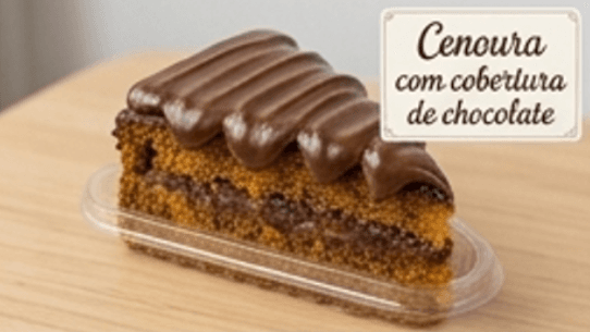 Cenoura com cobertura de chocolate